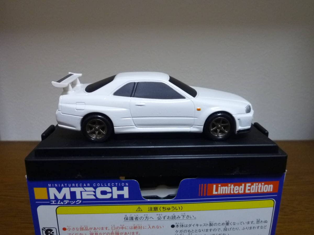Amazon | 限定Mテック1/43 日産スカイラインGT-R(R34)ホワイト